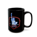 9/11 Memorial Black Mug – 'We Remember' 25th Anniversary Statue of Liberty Tribute