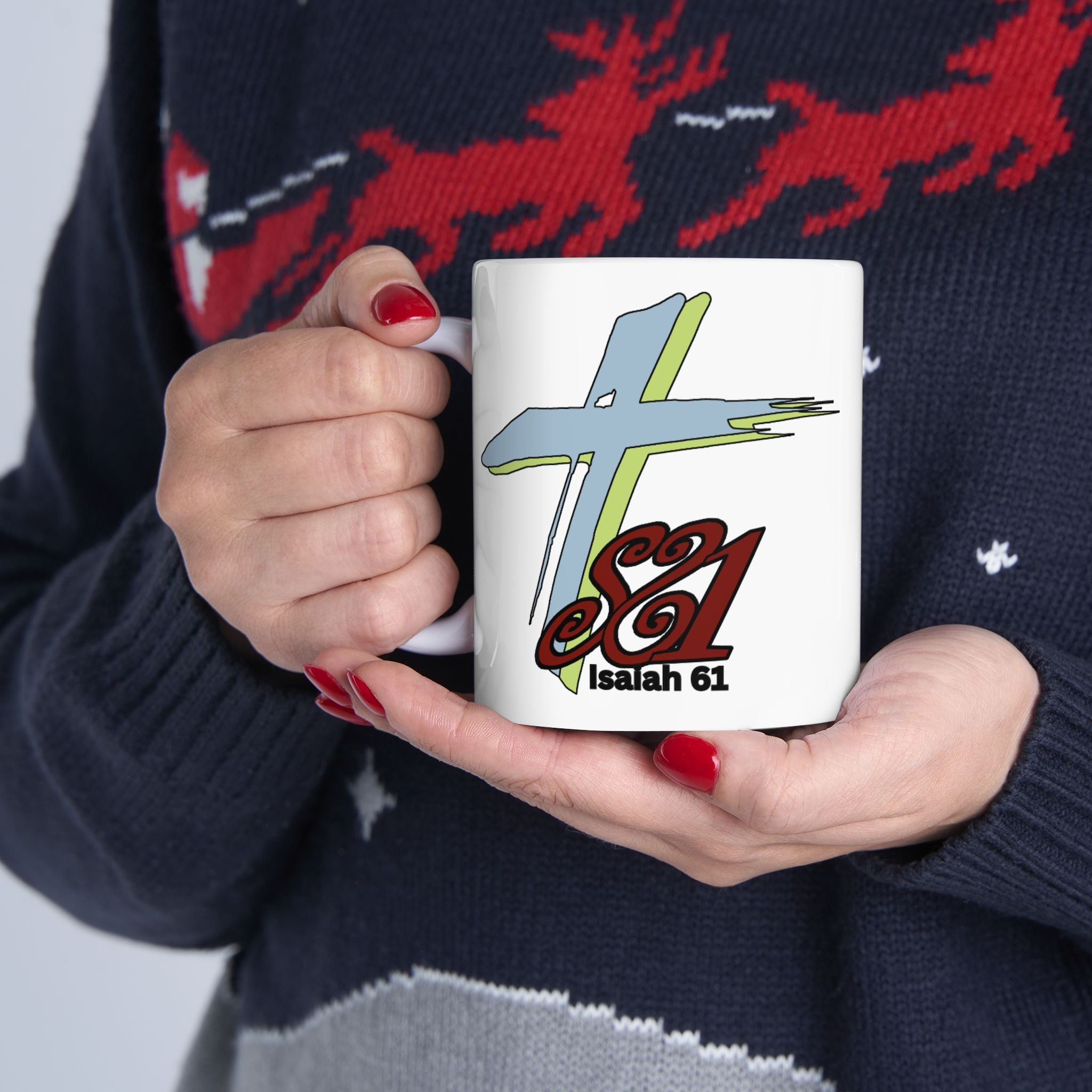 The Seedbed 61 Mug — Featuring Isaiah 61:1–3 Ceramic Mug (11oz)