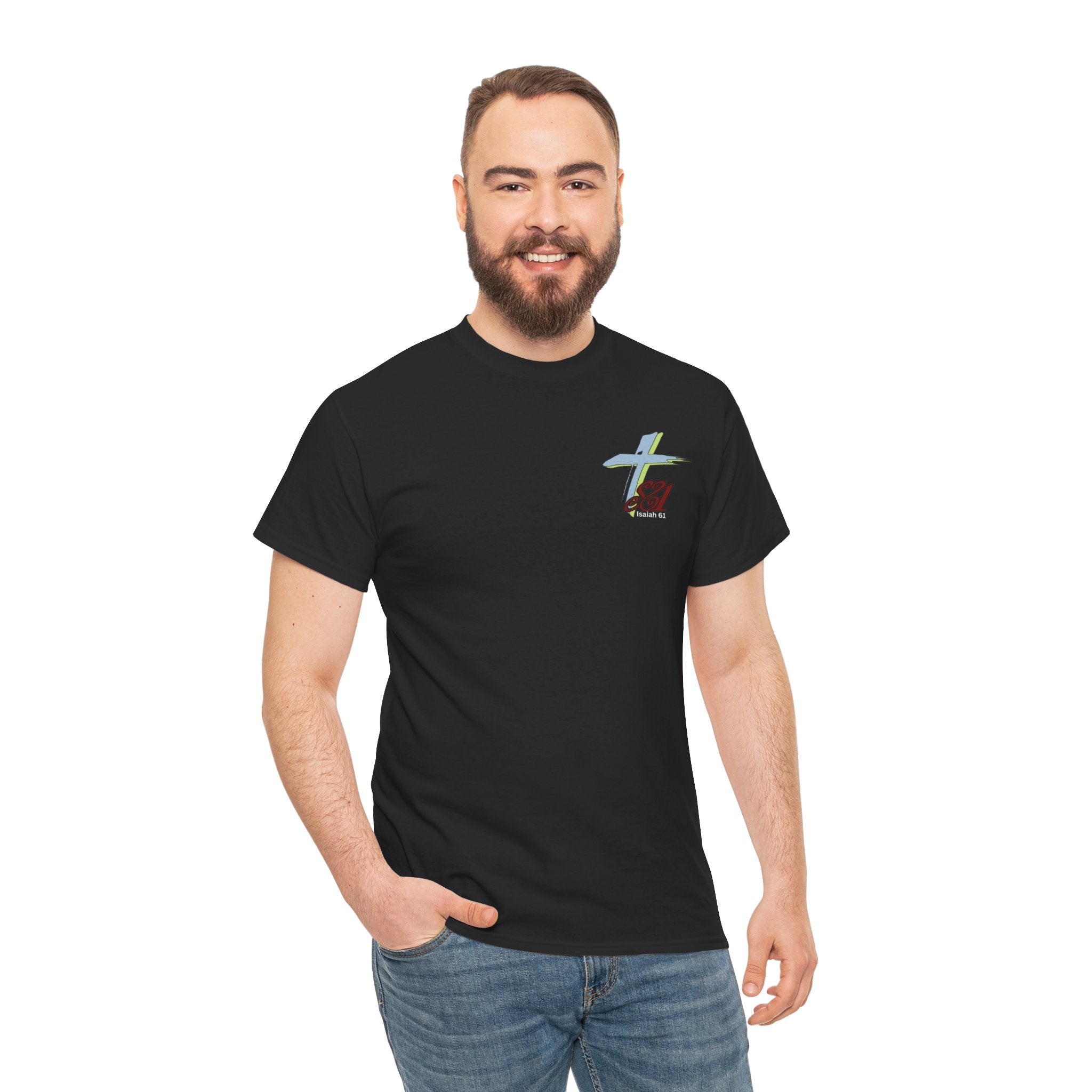 Christian Cross Tee — "For I Have Sinned" Graphic T‑Shirt