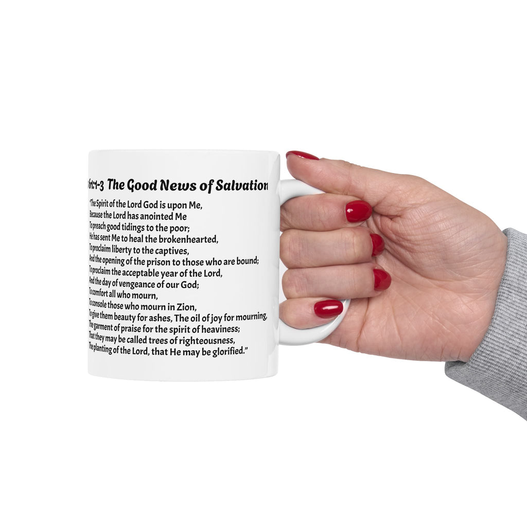 The Seedbed 61 Mug — Featuring Isaiah 61:1–3 Ceramic Mug (11oz)