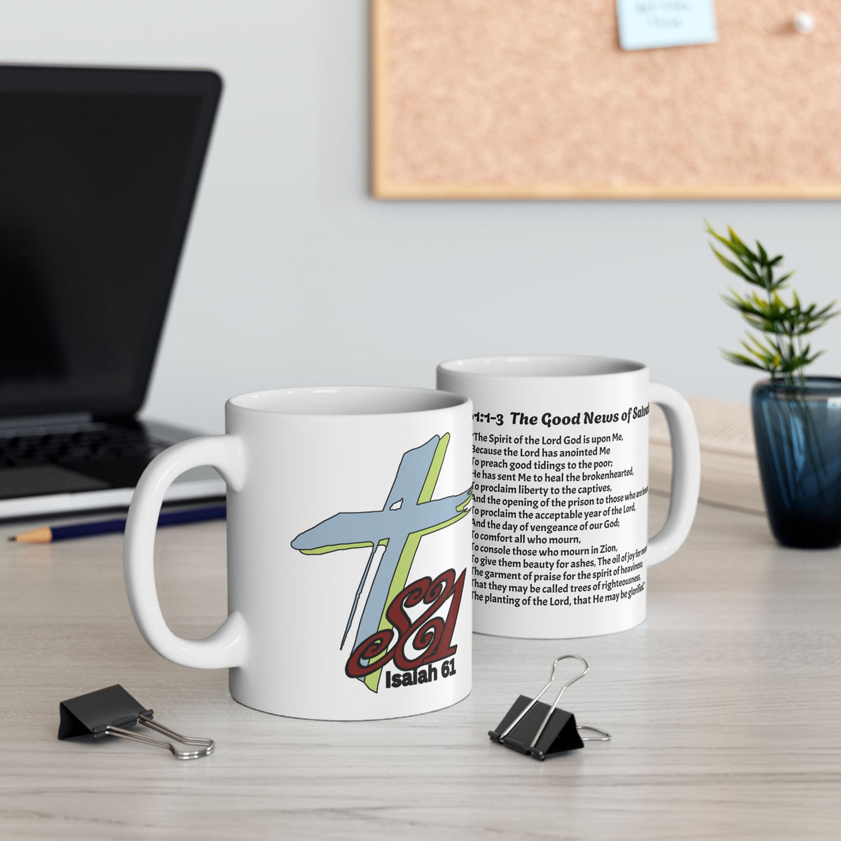The Seedbed 61 Mug — Featuring Isaiah 61:1–3 Ceramic Mug (11oz)