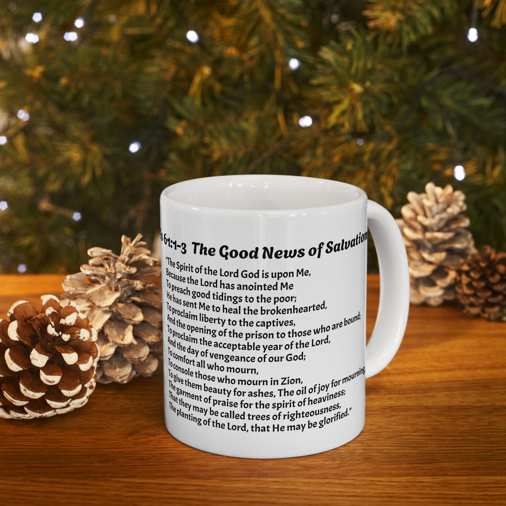 The Seedbed 61 Mug — Featuring Isaiah 61:1–3 Ceramic Mug (11oz)