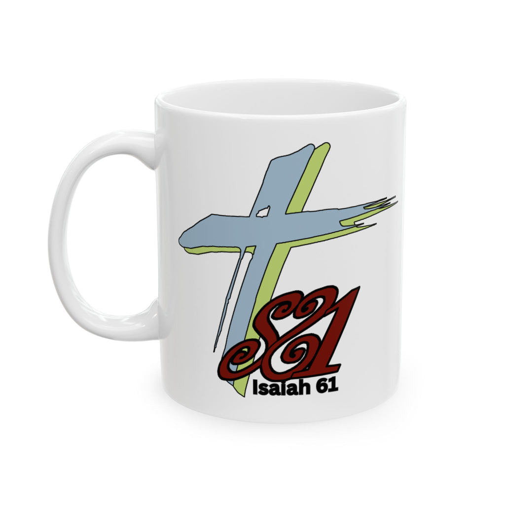 The Seedbed 61 Mug — Featuring Isaiah 61:1–3 Ceramic Mug (11oz)